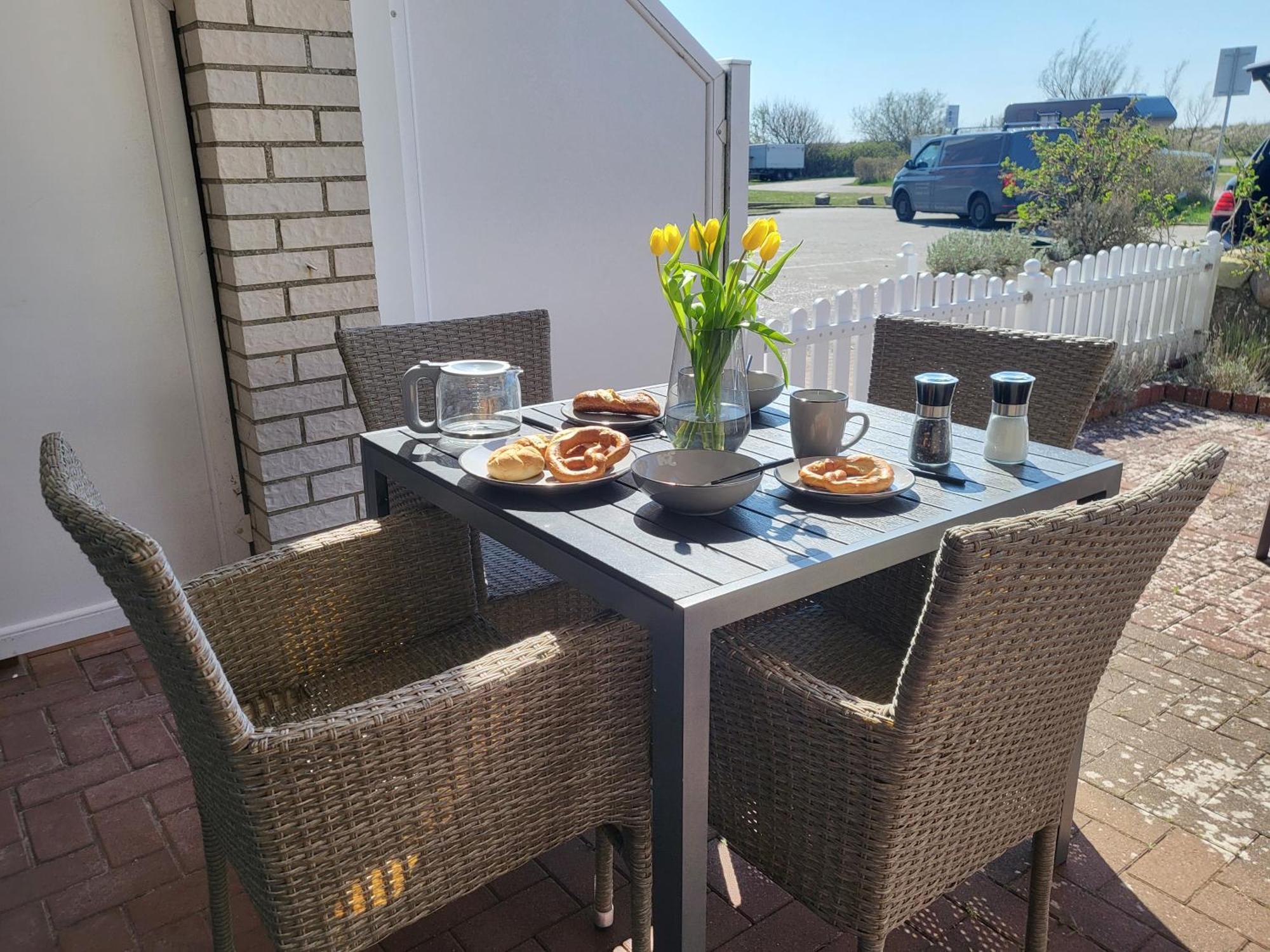 Ferienwohnung Deichglueck - Direkt Am Boehler Sandstrand Sankt Peter-Ording Dış mekan fotoğraf